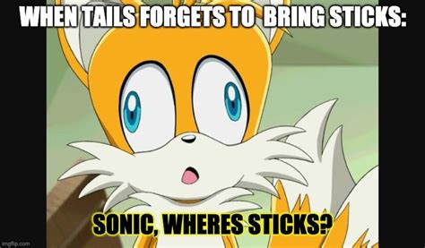 sonic- Derp Tails | Derp, Funny memes, Sonic