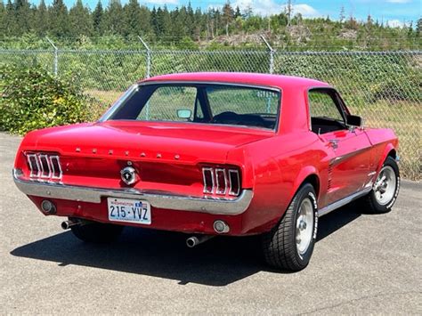 1967 Mustang Coupe Red 4 Speed | mainly-muscle-cars