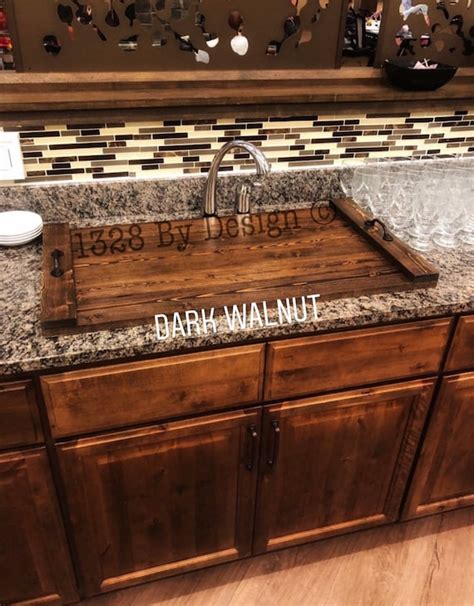 Kitchen sink cover with handles | Etsy