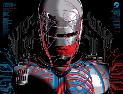 Download Retrowave Retro RoboCop Movie Robocop (1987) Wallpaper