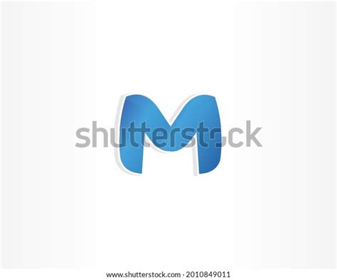 M Letter Blue Concept Logo Design Stock Vector (Royalty Free) 2010849011 | Shutterstock