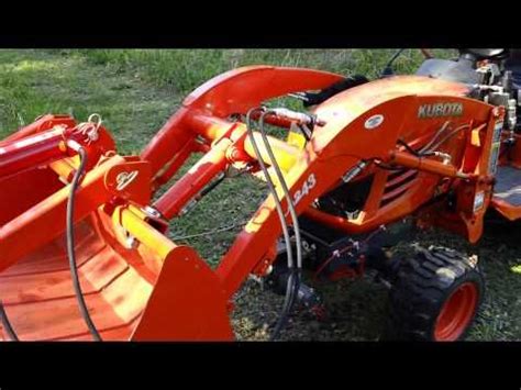 Kubota bucket grapple - YouTube | Tractor accessories, Kubota tractors ...