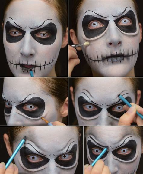 Jack Skellington Makeup Tutorial | Halloween makeup scary, Jack nightmare before christmas ...