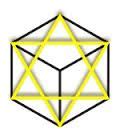 Hexagram in Cube | Platonic solid, Sacred geometry, Rosicrucian