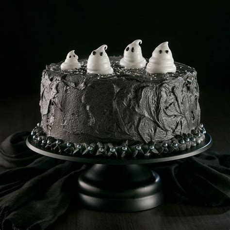 Halloween Ghosts Chocolate Cake Recipe| Gourmet Food World