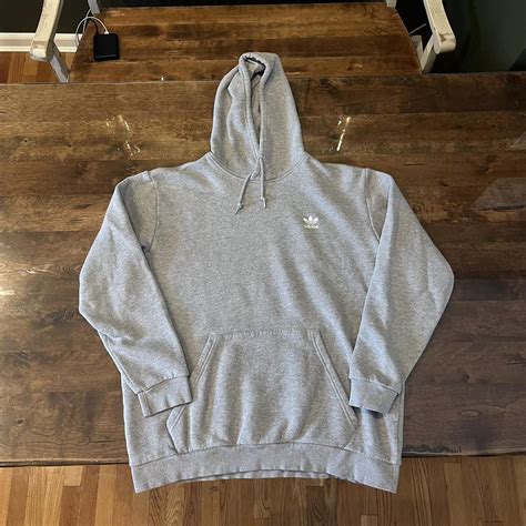 Grey Adidas Originals Hoodie Super comfy hoodie.... - Depop