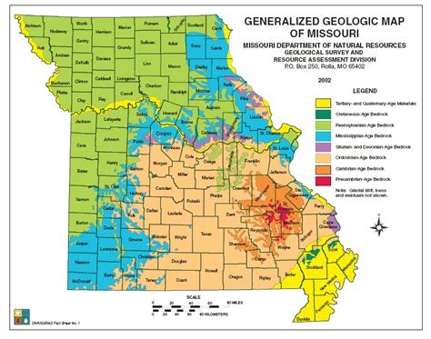 Fault Lines In Missouri Map - Oconto County Plat Map