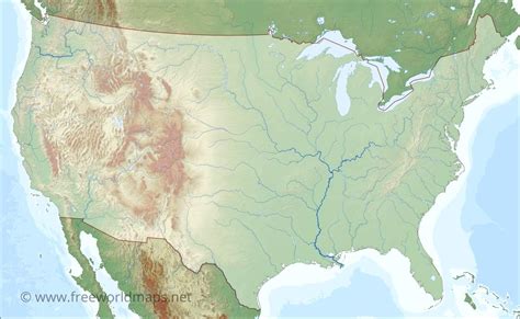 10+ Map Of The United States Not Labeled - FWDMY