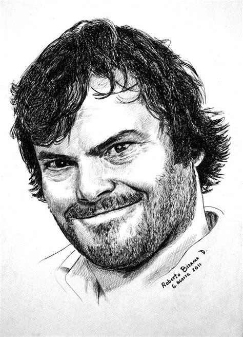 jack black by RobertoBizama on deviantART | Celebrity drawings ...