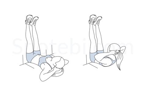 Wall Crunch | Illustrated Exercise Guide