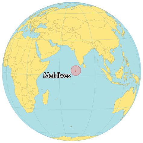 Maldives Map - GIS Geography