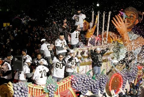 New Orleans Saints centerpiece of enormous Super Bowl parade - al.com