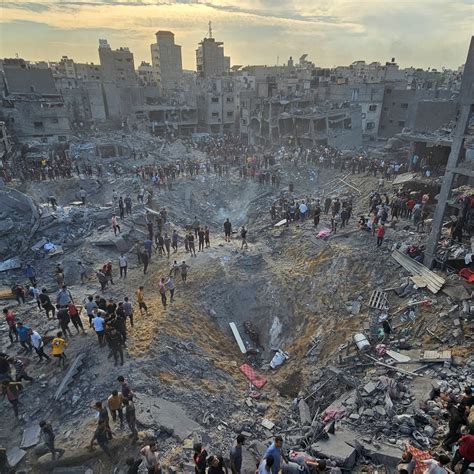 Israeli Airstrike Hits Crowded Refugee Camp in Northern Gaza