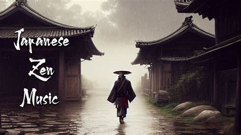 Japanese Zen Music with Rain Sound - Japanese Flute Music For Soothing ...