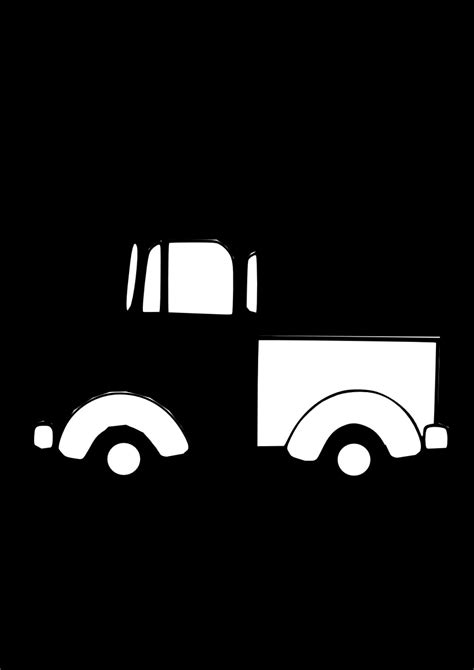 truck clipart black and white png - Clip Art Library