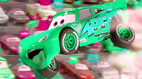 CAR Lightning Mcqueen Crash Scene (Remake - Full Colors) | Cartoon 3D ...