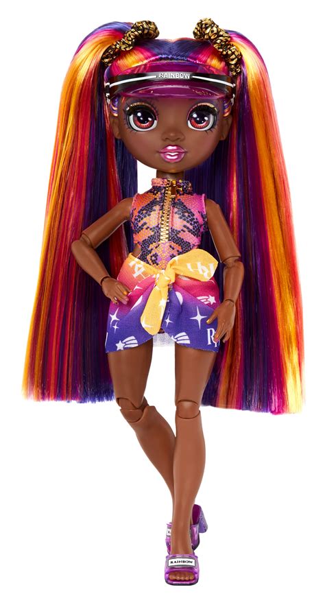 Buy Rainbow High Pacific Coast Phaedra Westward- Sunset (Purple) Fashion Doll with Pool ...