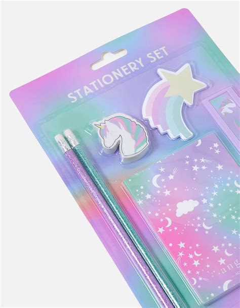 Unicorn Stationery Set | Stationery | Accessorize UK