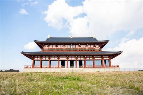 Premium Photo | Heijo palace in nara, japan