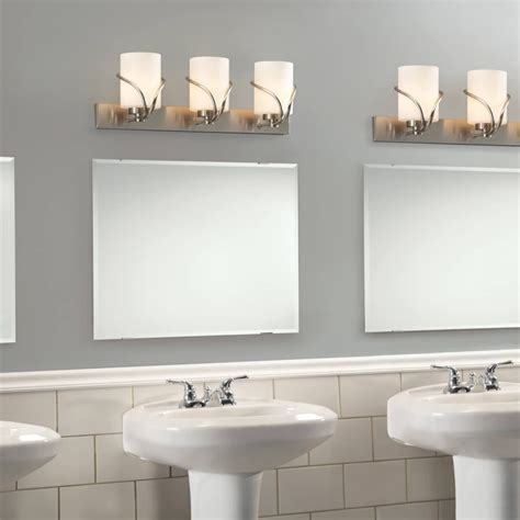 Brushed Nickel Vanity Light In Many Options — Randolph Indoor and Outdoor Design