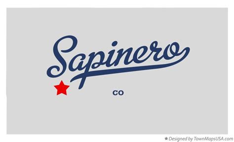 Map of Sapinero, CO, Colorado