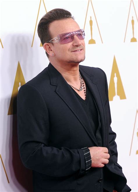 Bono from U2 at the Academy Awards Oscar Nominee Luncheon - February 10, | Bono, Bono u2, Paul ...