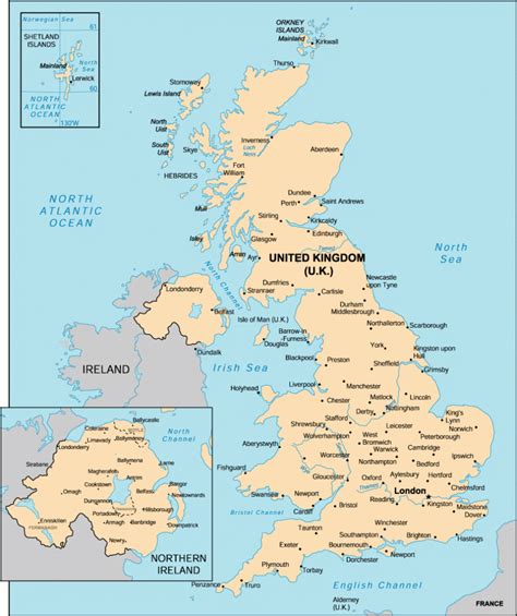 Printable Map Of England With Towns And Cities - Printable Maps