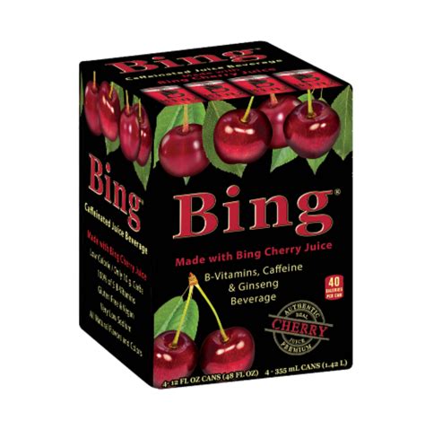 Bing® Cherry Energy Drink, 4 pk / 12 fl oz - King Soopers