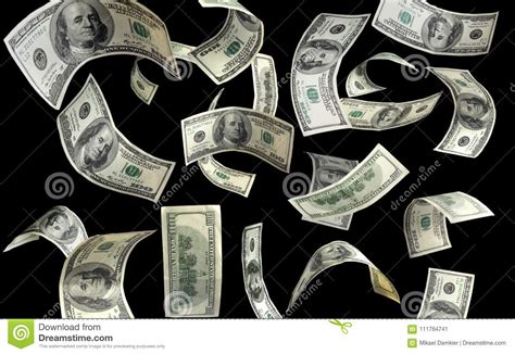 Money falling from the sky stock image. Image of business - 111764741