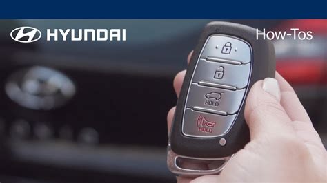 How to Access the Trunk with the Key Fob | Hyundai - YouTube