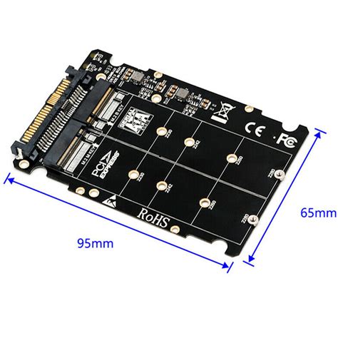 2 in1 M.2 NVMe SATA-Bus NGFF SSD zu PCI-e U.2 SFF-8639 Adapter PCIe M2 ...