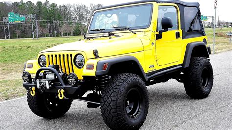 Yellow Jeep Wrangler Lifted - Yellow Choices