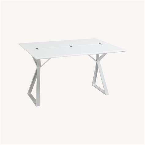 Wayfair Gloss White Flip Top Console to Dining Table - AptDeco