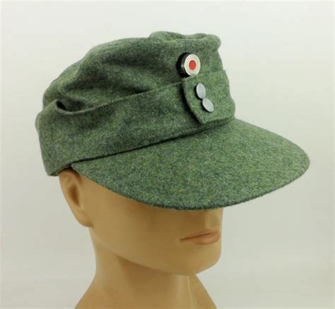 WWII-WW2-German-Cap-Badge-With-German-M43-Cap-Hat-Wool-SIZE-L.jpg