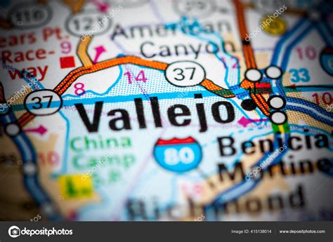 Vallejo California Usa Map Stock Photo by ©aliceinwonderland2020 415138014