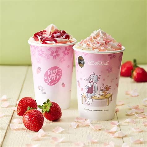 Tully’s Coffee x Tom and Jerry Cherry Blossom Collection 2023 - Japan Web Magazine