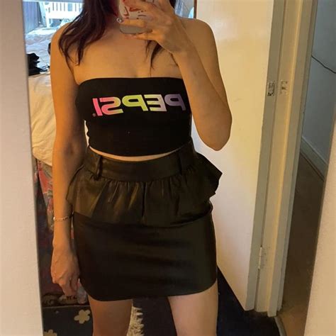 Zara Women's Black Skirt | Depop