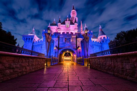 Low Approach to Sleeping Beauty Castle — Matthew Cooper Photography