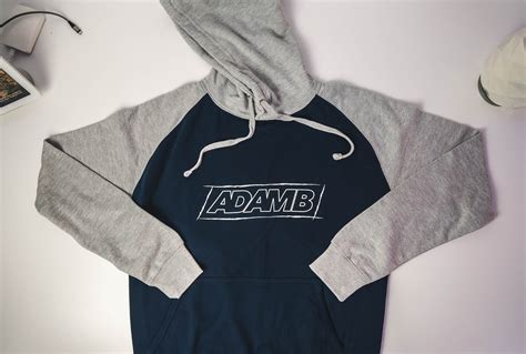 Adam B Junior Navy Two Tone Hoodie – Adam B Merch