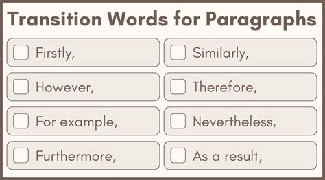 54 Best Transition Words for Paragraphs (2024)