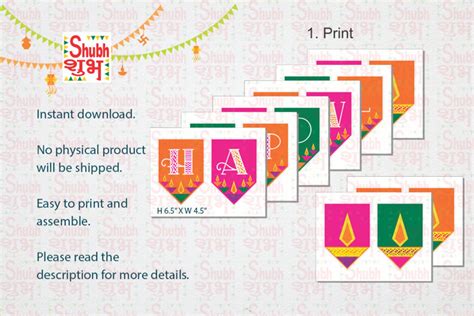 Diwali Decoration Toran DIWALI Banner/instant Download /digital ...