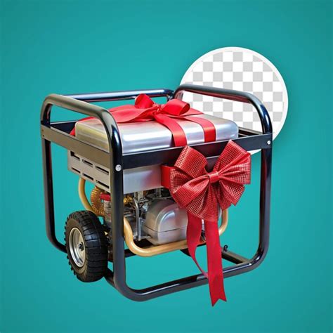 Premium PSD | Portable electric generator isolated on white for backup energy