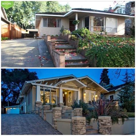 From Ranch to Craftsman: before and after #homeremodelingbeforeandafter ...