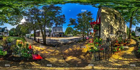 360° view of Downtown of Cary, NC - Alamy