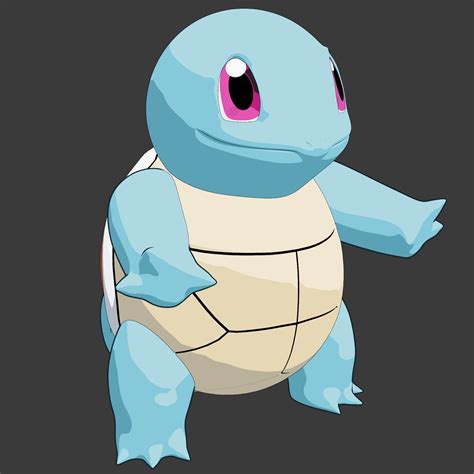 ArtStation - [Fanart] Pokemon - Squirtle