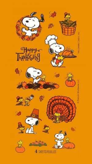 Snoopy Thanksgiving Wallpaper - iXpap