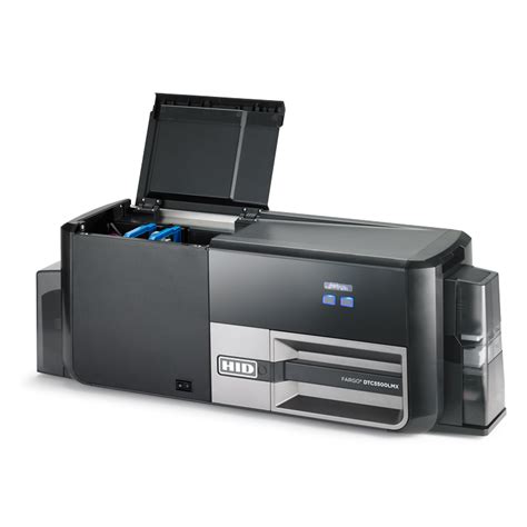 056304 Fargo DTC5500LMX Dual-Sided ID Card Printer w Security Locks - IDSuperShop