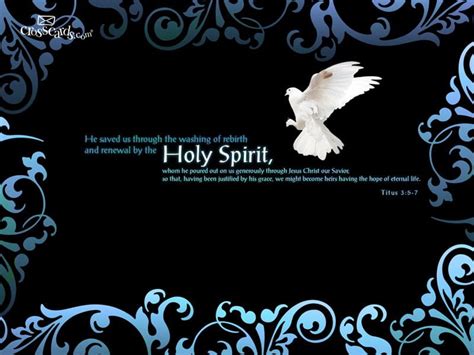 The Holy Spirit - Bible Verses and Scripture Wallpaper for Phone or ...