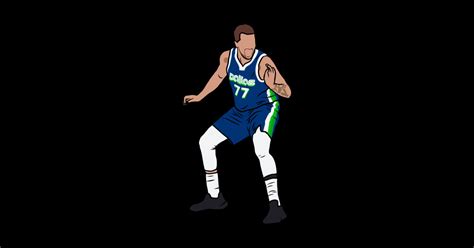 Luka Doncic Funny Celebration - Luka Doncic - Sticker | TeePublic