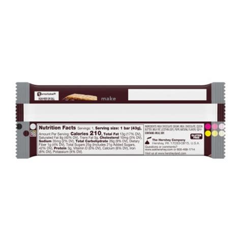 HERSHEY'S Milk Chocolate Candy Bar, 1.55 oz - Ralphs